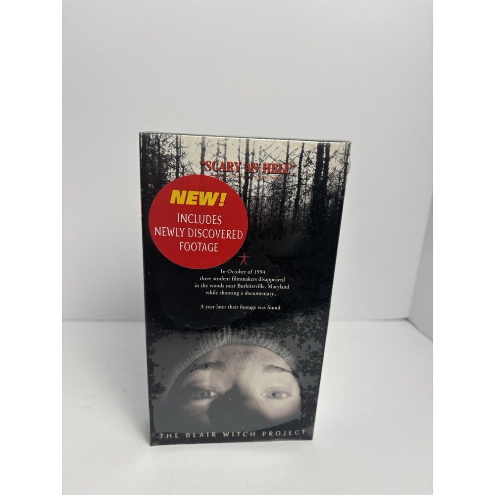 The Blair Witch Project VHS 1999 Canadian Exclusive Rare Blue Tape Sealed New